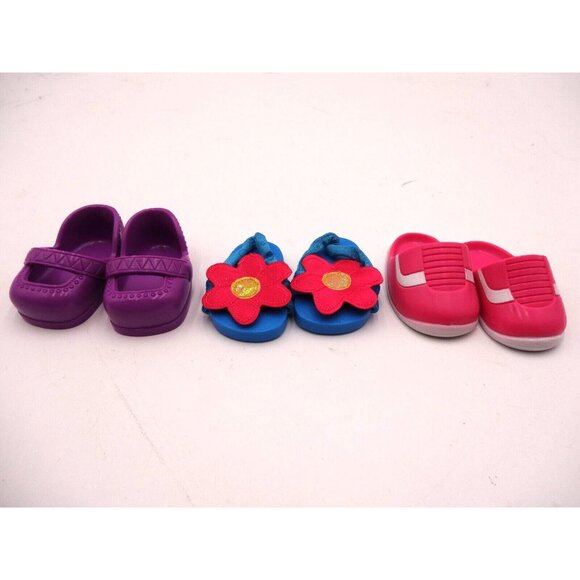 Mattel Other - Dora The Explorer Dress Up Adventure 15" Doll 2003‎ -3 Pairs of Shoes Lot